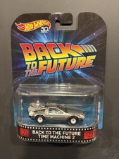 Hot Wheels Retro 50th Anniv. Back to the Future Time Machine 2 Delorean 1:64