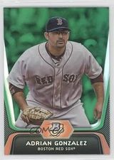 2012 Bowman Platinum Green Adrian Gonzalez #30 3a3