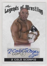 2018 Leaf legends of Wrestling 2 Cold Scorpio #LW-2CS Auto
