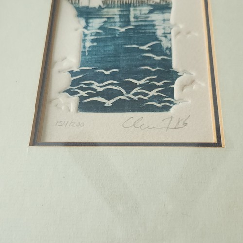 2 Etching Prints 1986 PAUL CLOUTIER Quebec Signed Numbered Framed & Matted VTG - Picture 5 of 12