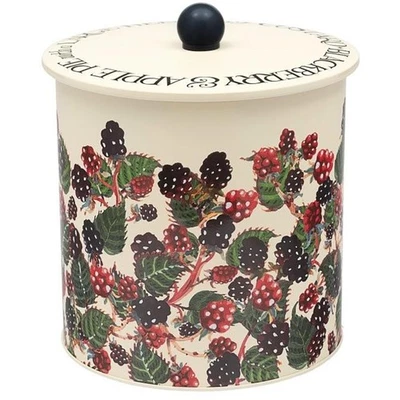 Emma Bridgewater Biscuit Barrel Tin Blackberry Decorative Storage