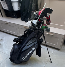 TaylorMade Men’s Stand Golf Bag Black/Grey Dual Strap 5-Way Dividers