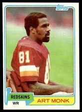 1981 Topps Nm M21 Art Monk Rookie Washington Redskins #194