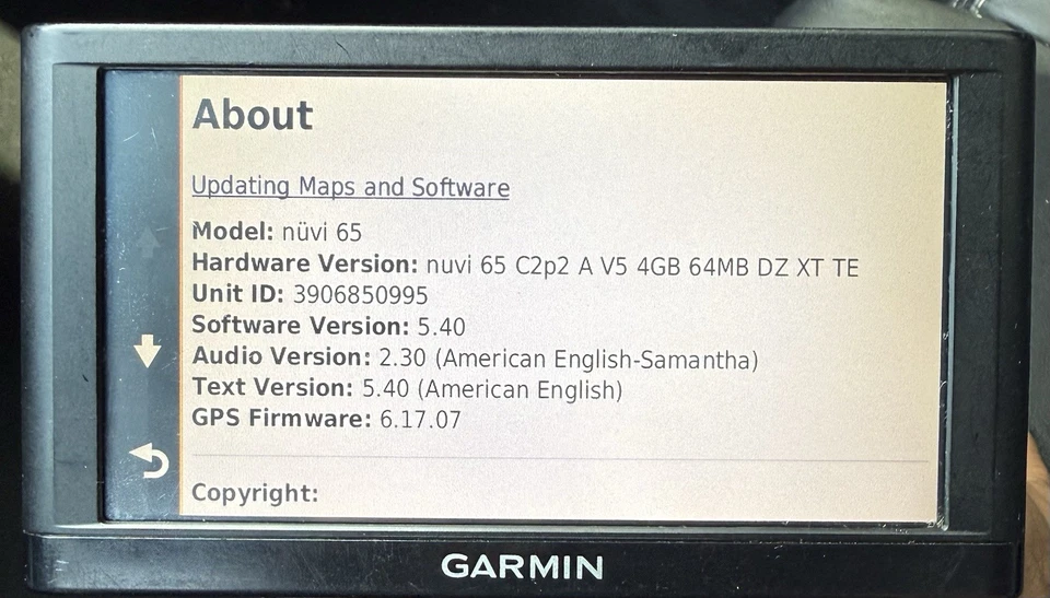 Garmin Nuvi 65LM 6" Touchscreen GPS Navigation System w/ Stand and Power Cord - Image 2 of 4