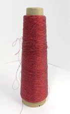 Japanese ? Red Metallic Thread for Stiching Twisted with 75D 74grs