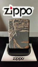 20612 ZIPPO 2003 Airborne All The Way Camo Lighter. 3D Camouflage Pattern. Mint