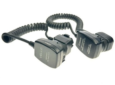 Canon OC-E3 Off-Camera Shoe Cord + Vello Off-camera Shoe Cord