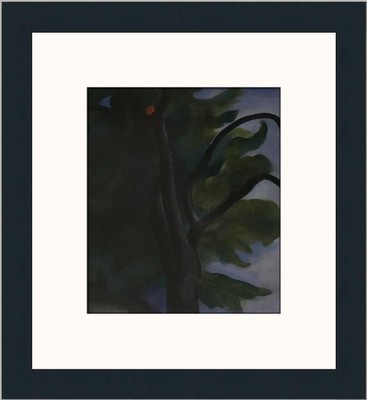 Georgia O'Keeffe Tree with Cut Limb Custom Framed Print
