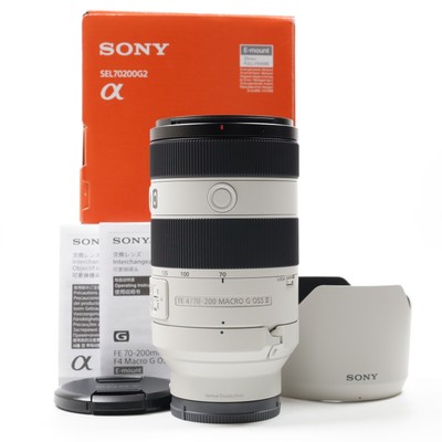 SONY FE 70-200mm F/4 Macro G OSS II SEL70200G2 für SONY E [fast unbenutzt]...