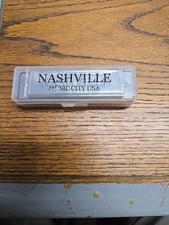 Nashville Music City 10-Hole Harmonica with Case