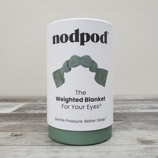Nodpod Weighted Sleep Mask Sage Green New Sealed, Box Opened