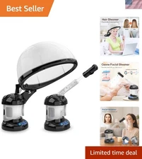 Professional Ceramic Hair and Facial Steamer - Deep Hydration & Aromatherapy