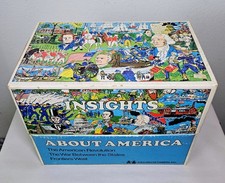 Vintage Educational Insights About America 47 Pieces Illustrated Cards 1976