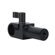 15mm Single Rod Clamp With 15mm Extension Rail 30mm Long For Camera Rig 610