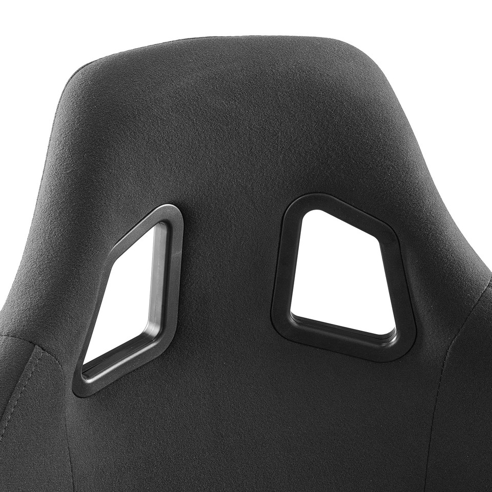 1pc Universal Car Racing Bucket Seat Fiberglass Velours Fabric With ...