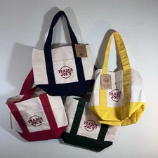 Trader Joes Mini Canvas Tote Bag🔥New With Tags🔥Choose Your color!Make Your Set