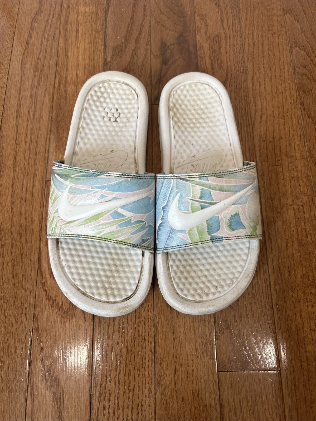 Sandali Nike Slides donna taglia 6 bianco floreale