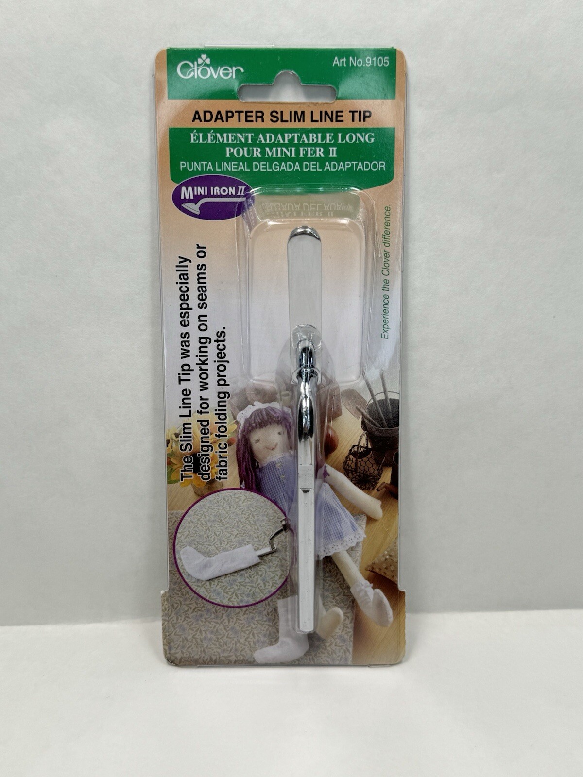 Clover Mini Iron Adapter Slim Line Tip Fits Mini Iron II Art No. 9105