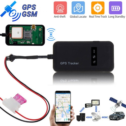 Real-time GPS Tracker Tracking Locator Device GPRS GSM Car/Motorcycle Anti Theft - Afbeelding 1 van 13