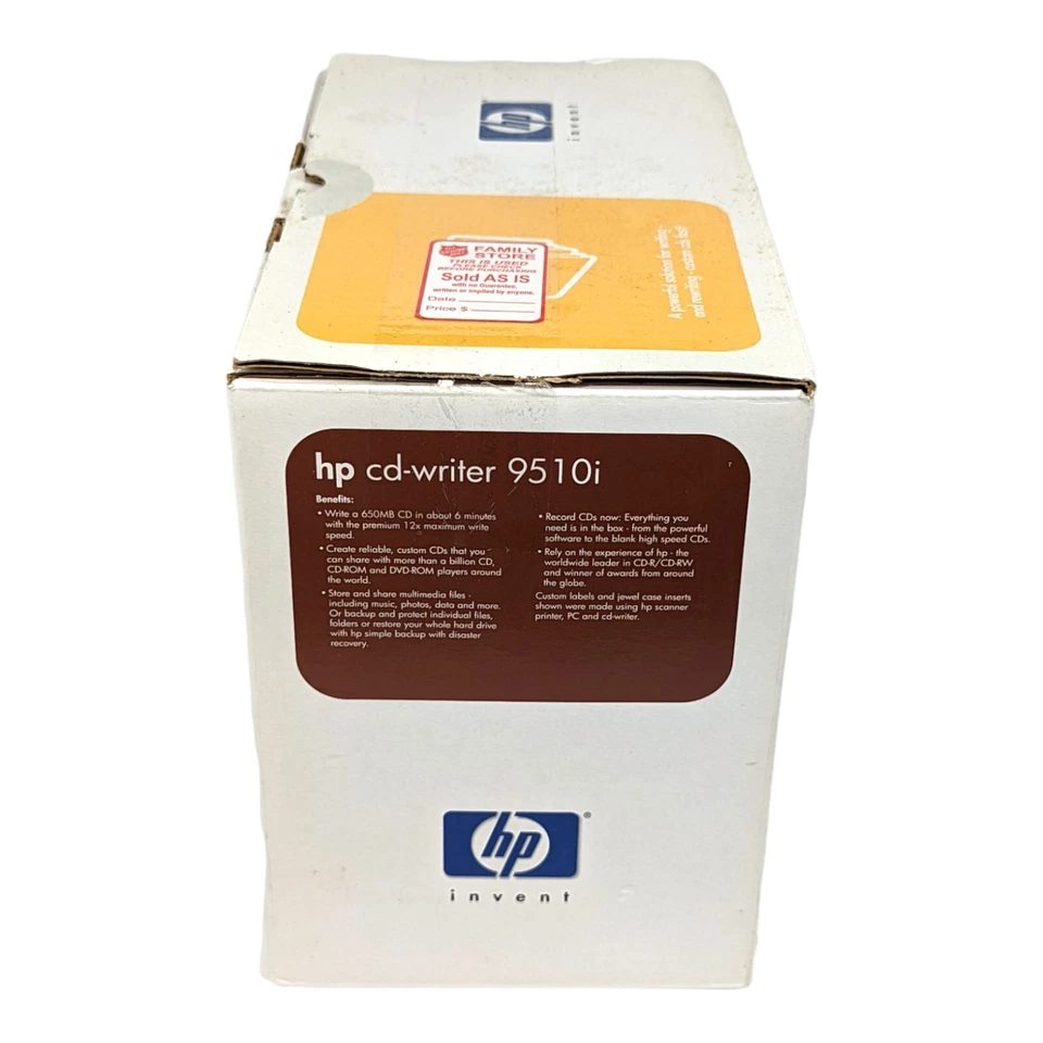 HP CD Writer 9510i 12x 8x 32x CD-Rewritable Drive Internal Ide Kit Open Box - Image 3 of 4