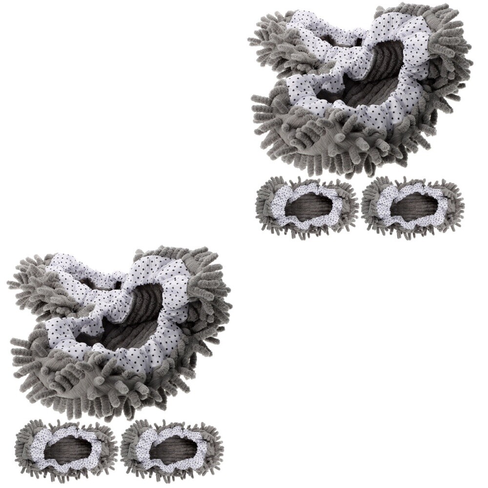 APL 2 Paia Calze Leggere Pantofole Lavabili Scarpe Copriscarpe per Casa