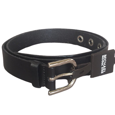 MICHAEL MICHAEL KORS WOMENS LEATHER GROMMET BELT BLACK | eBay display picture 3