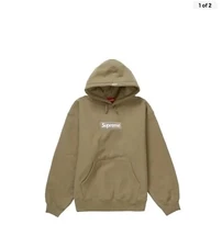 Supreme Box Logo FW23 BOGO Hoodie Dark Sand Small FAST SHIPPING ORDER CONFIRMED