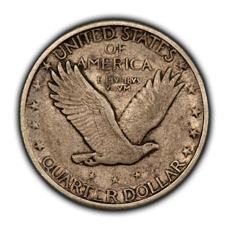 1917-S Ty-2 25c Standing Liberty Quarter - Original Crusty XF/AU - SKU-T4804 - Image 2 of 4