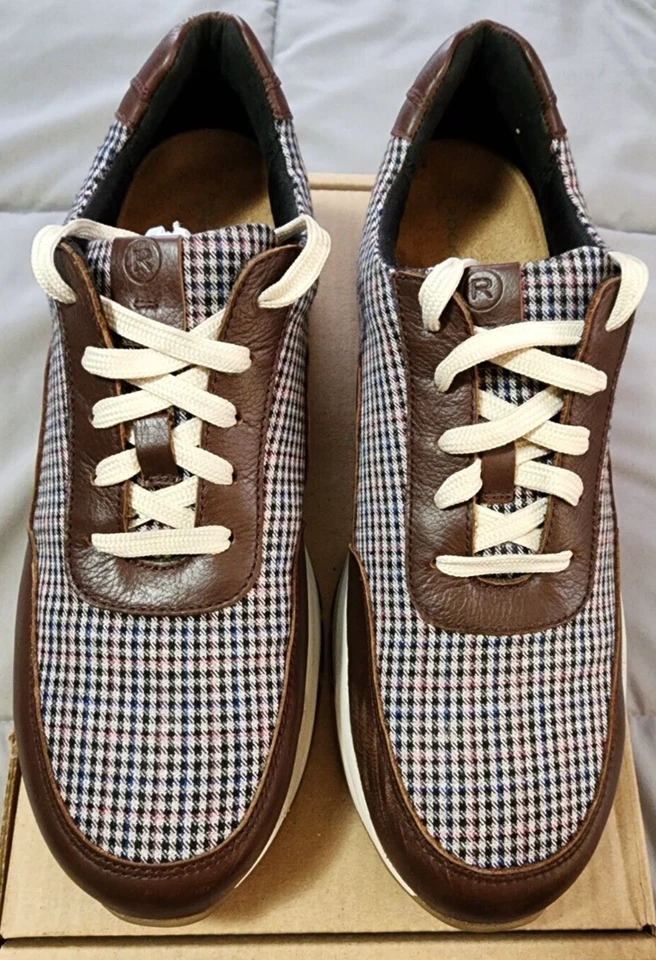 Rockport® Women's 10.5 Pulse Tech Work EH Composite-Toe Work Shoes - Brown Plaid - Image 4 of 4