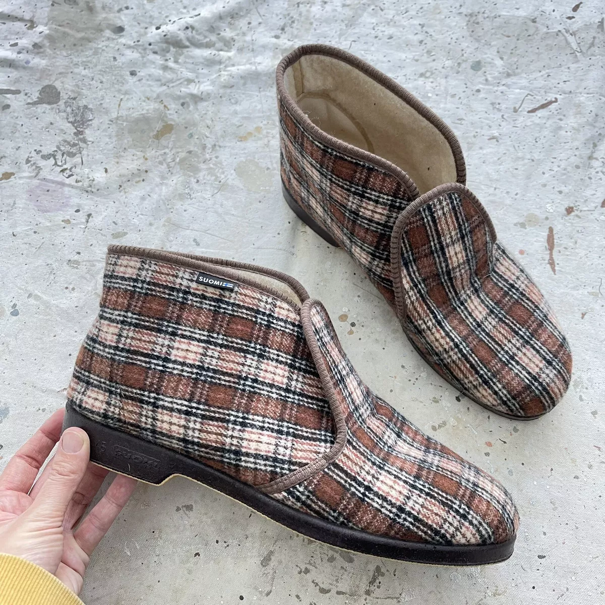 Plaid house best sale shoes