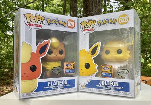 Jolteon \u0026 Flareon Diamond Funko Pop 