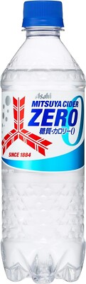 Asahi Soft Drinks Mitsuya Cider Zero Strong 500ml x 3 From Japan Y