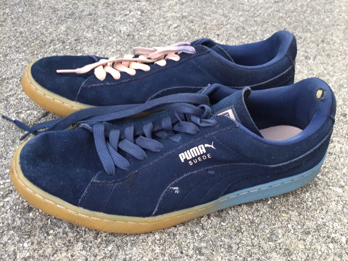 PUMA Pink Dolphin X Suede Blue Heaven Size 13 As Is