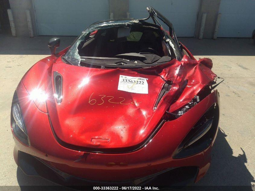2018 MCLAREN 720S LEFT DRIVER DOOR LOWER MAIN HINGE DAMAGED BENT 14AC427CP
