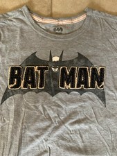 Camiseta Para Hombre Camiseta M Mediana Batman Super Hero Gris