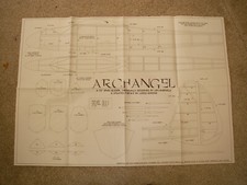 RCM&E Plany Archanioła vintage szybowiec 72" rozpiętość skrzydeł