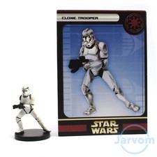 Star Wars Miniatures Universe Revenge of the Sith Clone Trooper 1/60 w/ Card