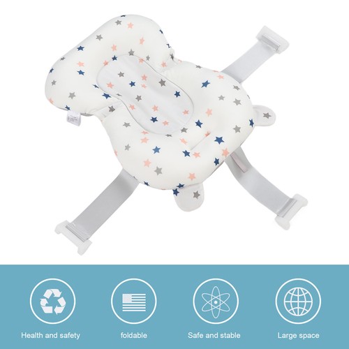 Baby Bath Cushion Floating Safe Foldable Adjustable Infant Bath Support &sw - Picture 9 of 24