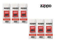 Genuine Zippo Replacement Wick 6 Packs 