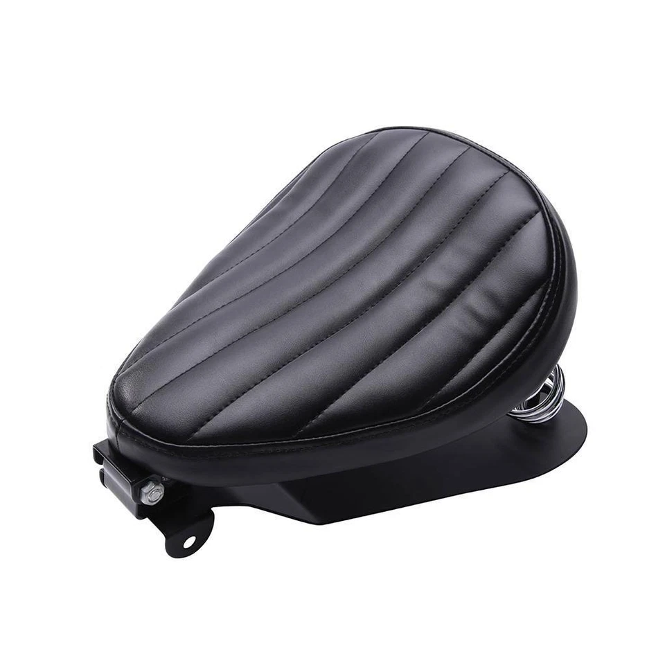 Motorcycle Solo Seat 3" Spring For Harley Yamaha Honda Chopper Bobber Cafe Racer - Image 3 of 4