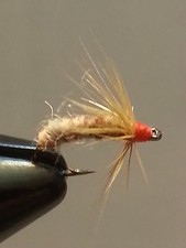 Fly Fishing Flies 12 Hot Spot Soft Hackle Utah Killer Bugs Size 16 (Sow Bug) 