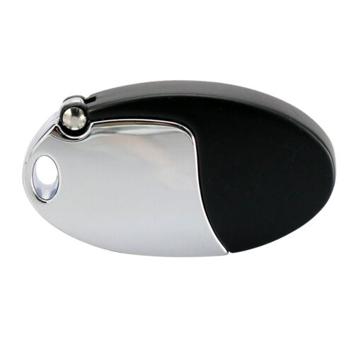 Clé mémoire clé USB 16 Go argent noir métal ovale en forme d'œuf nouveauté - Photo 1/2