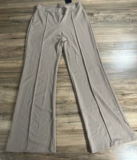 Fashion Nova Call It Even Wide Leg  Dress Pants Taupe Size 2X