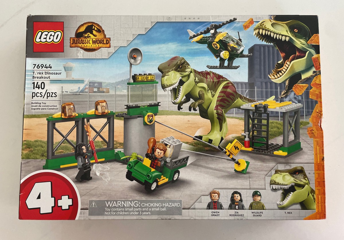 LEGO Jurassic World T. Rex Dinosaur Breakout 140 Pieces Model
