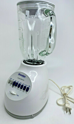 Osterizer 12 Speed Blender White with Glass Pitcher Model 6650