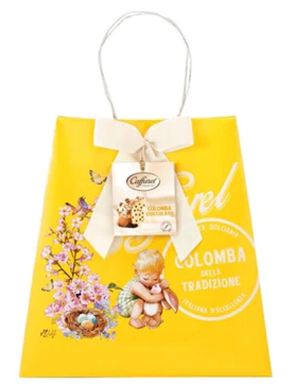 COLOMBA ARTIGIANALE CAFFAREL CON GOCCE DI CIOCCOLATO IN BORSA 1 KG