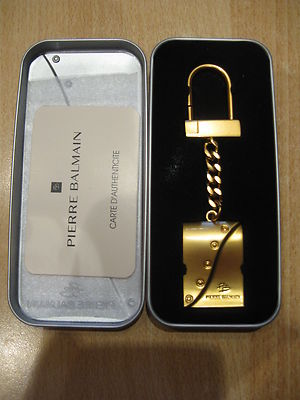 PIERRE BALMAIN edler Designer Luxus Schlüsselanhänger in schöner Geschenkbox NEU