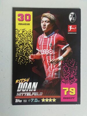 Topps Match Attax Bundesliga 22/23 Nr. 151 Ritsu Doan SC Freiburg 2022-2023 