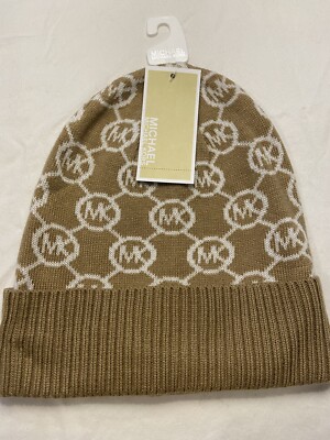 NWT Michael Kors Jet Set Circle Logo Beanie Women display picture 1