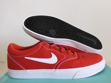 Nike Sb Charge Cnvs Canvas Mystic Red-White Sz 13 CD6279-601 